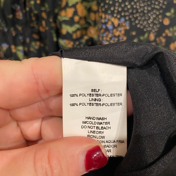 NEW The Post Kingsley Floral Tie Waist Dress Size Small - Picture 4 of 5